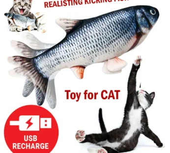 Electric Fish Cat Toy Realistic Interactive Kicker Jumping Dancing Kitten Toys